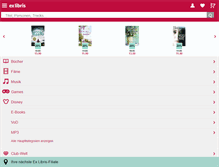 Tablet Screenshot of exlibris.ch
