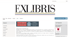 Desktop Screenshot of exlibris.dk